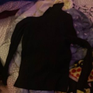 Talbots black turtleneck, long sleeve, cotton, woman’s medium